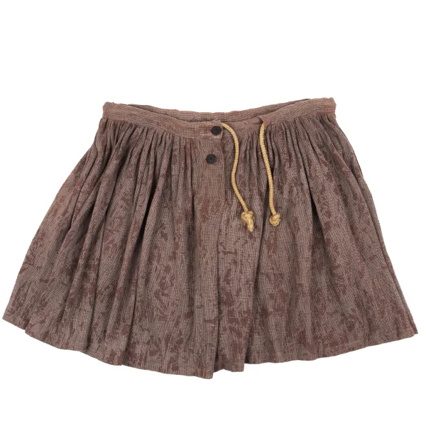 Worlds End Vivienne Westwood Cotton Mesh Wide Knit Skirt K-162190_002