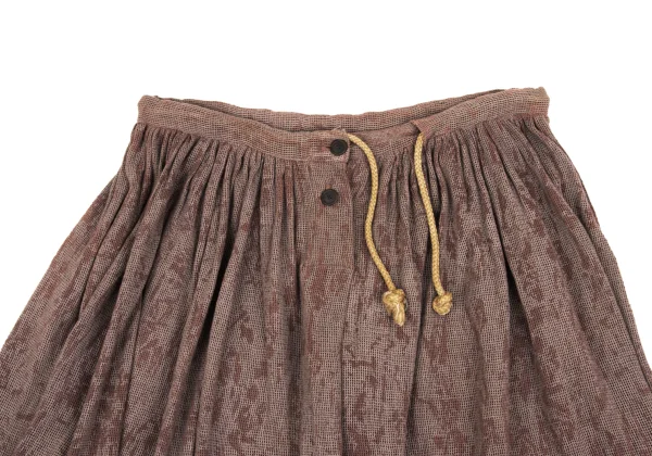 Worlds End Vivienne Westwood Cotton Mesh Wide Knit Skirt K-162190_003