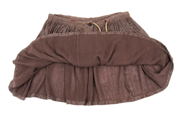 Worlds End Vivienne Westwood Cotton Mesh Wide Knit Skirt K-162190_009