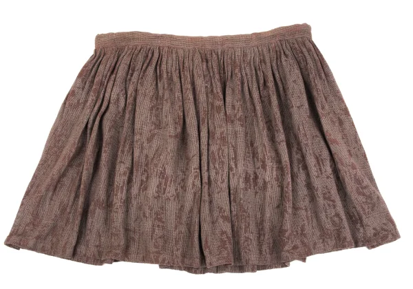 Worlds End Vivienne Westwood Cotton Mesh Wide Knit Skirt K-162190_010