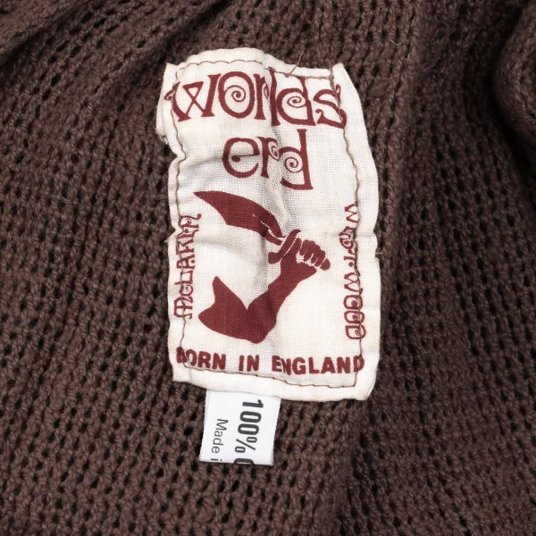 Worlds End Vivienne Westwood Cotton Mesh Wide Knit Skirt K-162190_014
