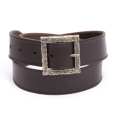 Vivienne Westwood Frame Buckle Design Leather Belt