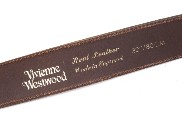 Vivienne Westwood Frame Buckle Design Leather Belt K-162194_006