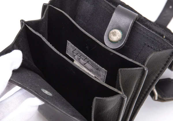 Yohji Yamamoto POUR HOMME Leather Shoulder Bag K-162195_013