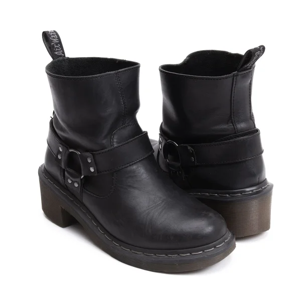 Dr.Martens Leather Engineer Boots Black US 8 K-162197_001