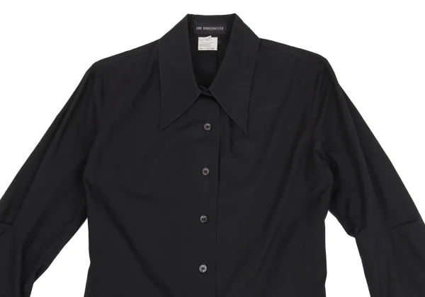 ANN DEMEULEMEESTER Cotton Big Collar Shirt K-162211_003