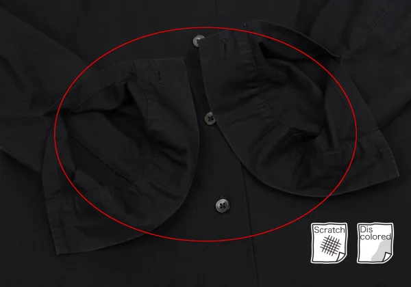 ANN DEMEULEMEESTER Cotton Big Collar Shirt K-162211_013