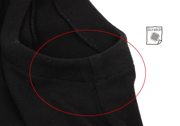 tricot COMME des GARCONS Cotton Draped Neck Sleeveless Dress K-162214_004