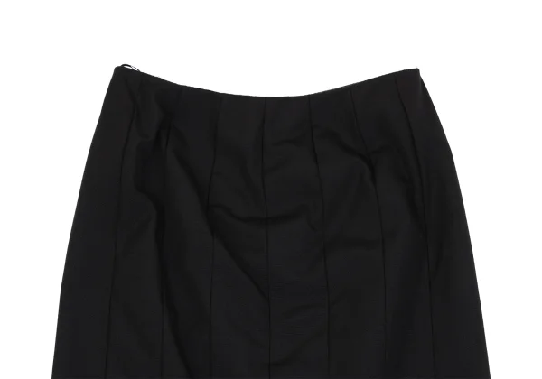 COMME des GARCONS Wool Back Slit Pleated Skirt K-162215_003
