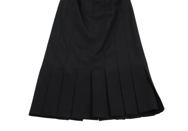 COMME des GARCONS Wool Back Slit Pleated Skirt K-162215_004