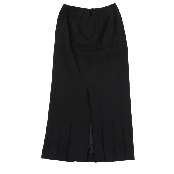 COMME des GARCONS Wool Back Slit Pleated Skirt K-162215_007