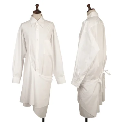 COMME des GARCONS Cotton Wrap Design Shirt Dress