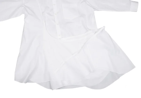 COMME des GARCONS Cotton Wrap Design Shirt Dress K-162216_011