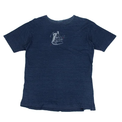 NORTH MARINE DRIVE Dyed Logo Design Short Sleeved T-shirt
