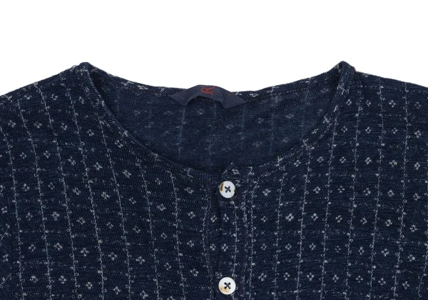 45rpm 45R Dyed Checker Cotton Cardigan K-162220_003