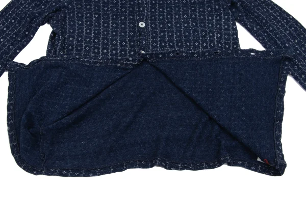 45rpm 45R Dyed Checker Cotton Cardigan K-162220_009