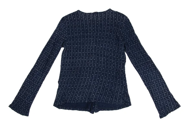 45rpm 45R Dyed Checker Cotton Cardigan K-162220_010
