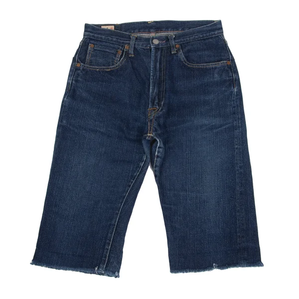 45rpm 45R Hem Cutting Denim Short Pants  Indigo 30 K-162221_001