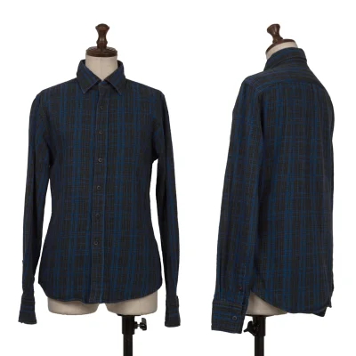 45rpm& Cotton Checker Long Sleeve Shirt