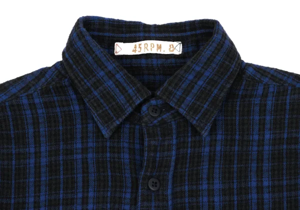 45rpm& Cotton Checker Long Sleeve Shirt K-162225_003
