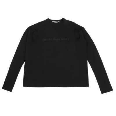 JOHN LAWRENCE SULLIVAN Hole Design Long Sleeve Top