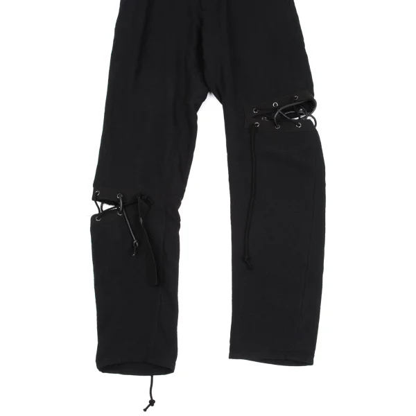 LIMI feu Knees Lace-up Design Wool Pants K-162230_006