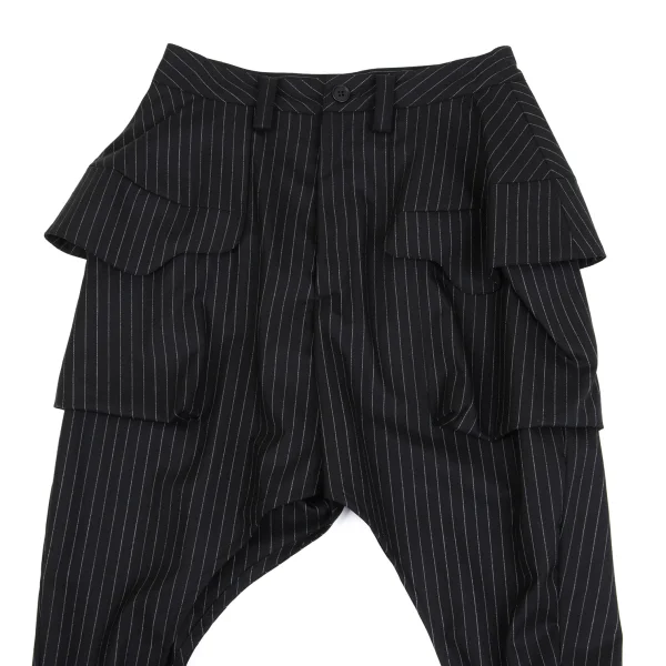 LIMI feu Wool Blended Striped Deformation Pants K-162231_002