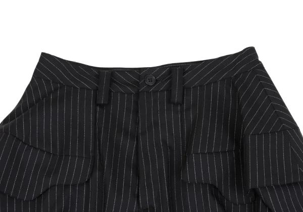 LIMI feu Wool Blended Striped Deformation Pants K-162231_003