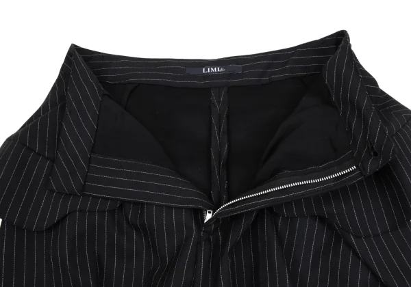 LIMI feu Wool Blended Striped Deformation Pants K-162231_006