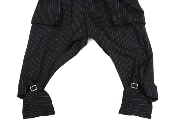 LIMI feu Wool Blended Striped Deformation Pants K-162231_007