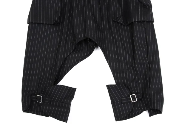 LIMI feu Wool Blended Striped Deformation Pants K-162231_012