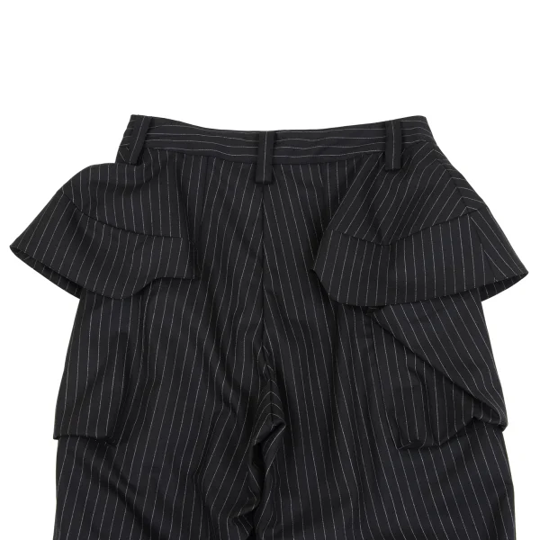 LIMI feu Wool Blended Striped Deformation Pants K-162231_014