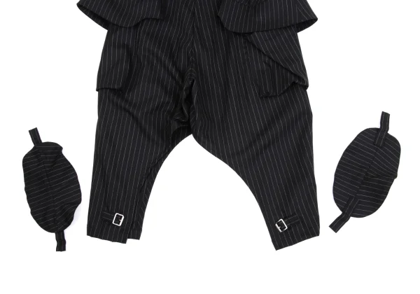 LIMI feu Wool Blended Striped Deformation Pants K-162231_015