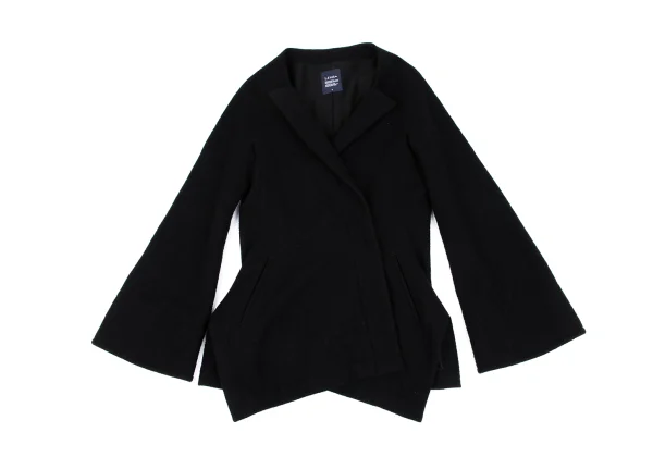 LIMI feu Wool Collarless Peak Lapel Design Jacket K-162232_002