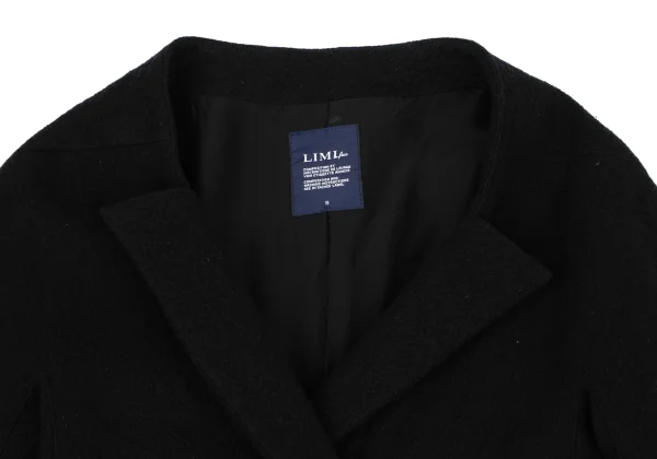 LIMI feu Wool Collarless Peak Lapel Design Jacket K-162232_004