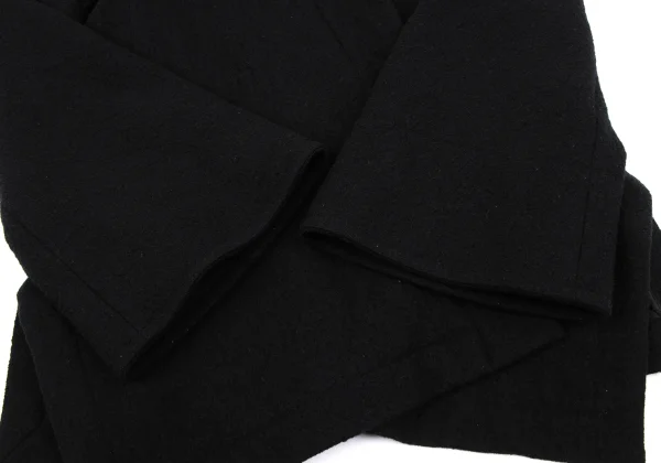 LIMI feu Wool Collarless Peak Lapel Design Jacket K-162232_006