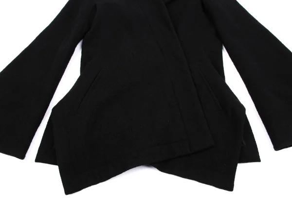 LIMI feu Wool Collarless Peak Lapel Design Jacket K-162232_008