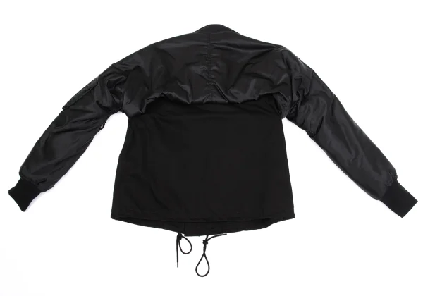 LIMI feu MA-1 Style Sleeves Switching  Zip-up Jacket K-162233_015