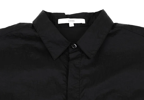 UN3D. Shirring Sleeve Design Pocket Nylon Shirt K-162236_003