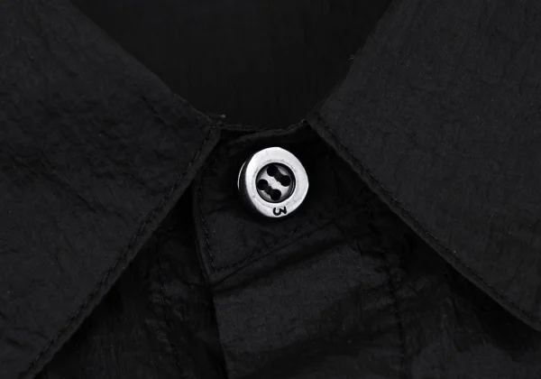 UN3D. Shirring Sleeve Design Pocket Nylon Shirt K-162236_004