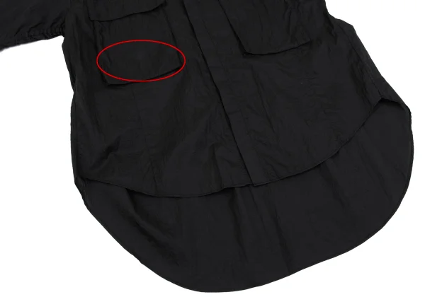 UN3D. Shirring Sleeve Design Pocket Nylon Shirt K-162236_009