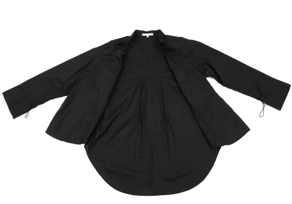 UN3D. Shirring Sleeve Design Pocket Nylon Shirt K-162236_013