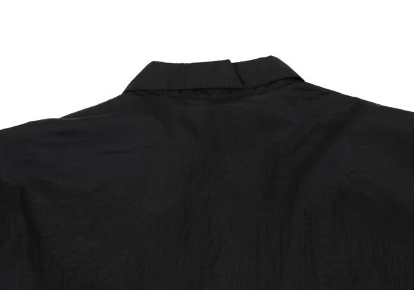 UN3D. Shirring Sleeve Design Pocket Nylon Shirt K-162236_015