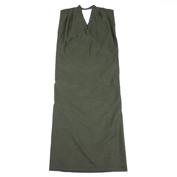 UN3D. Poly Tuck Shoulder Flap Sleeveless Dress K-162239_012