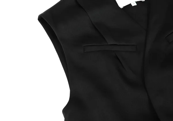 UN3D. Shiny Snap Sleeveless Jacket K-162240_005