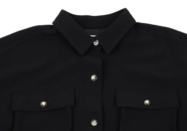 UN3D. Poly Flap Pocket Shirt Jacket K-162243_002
