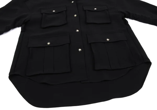 UN3D. Poly Flap Pocket Shirt Jacket K-162243_010