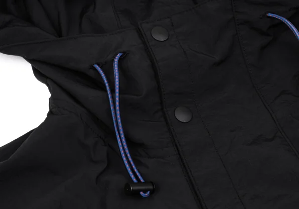 UN3D. Nylon Drawcord Hooded Cape Coat K-162244_004