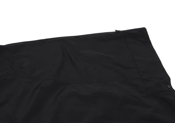 UN3D. Nylon Drawcord Hooded Cape Coat K-162244_006