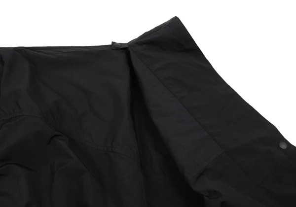 UN3D. Nylon Drawcord Hooded Cape Coat K-162244_007